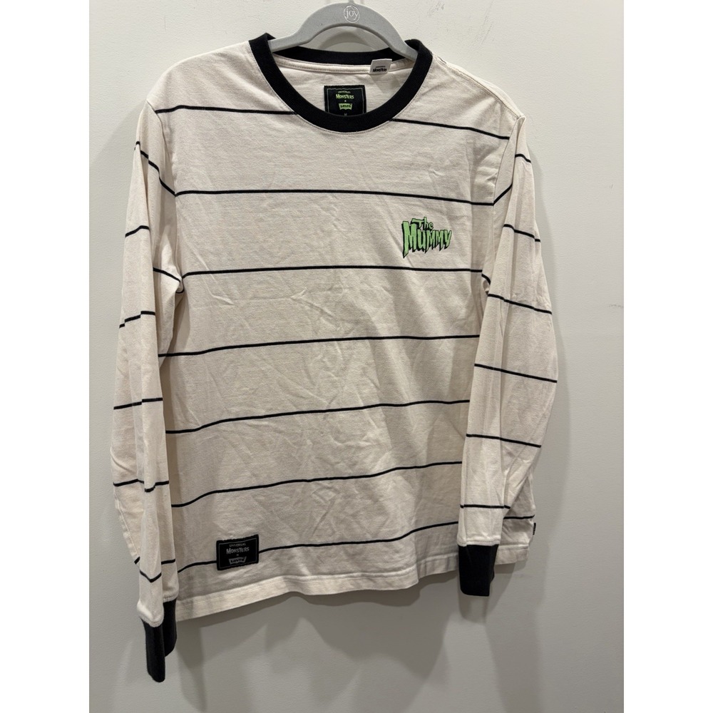 Levi's Universal Monsters The Mummy Graphic Men's Long Sleeve Striped Halloween